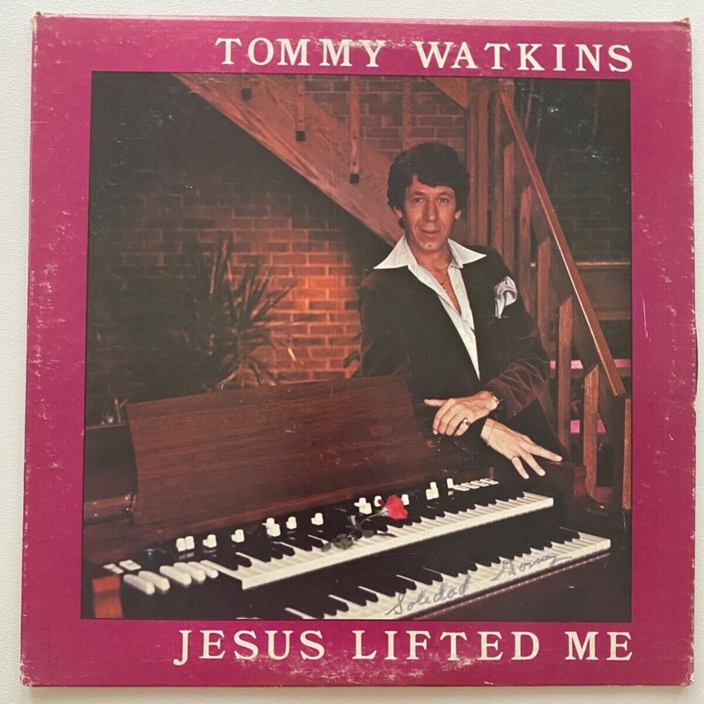 Tommy Watkins Jesus Lifted Me 1979 LP Jewel Records VG+ Vinyl JRC-963